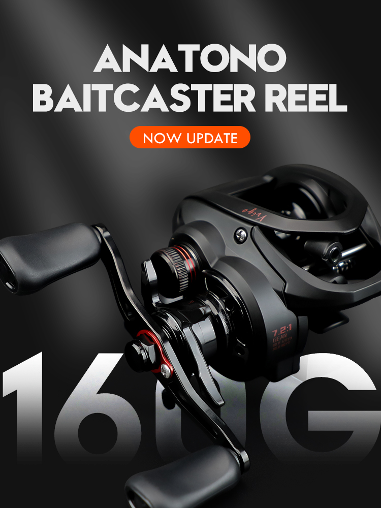 Abu Garcia Reel Revo - ANATONO Vrigo 160g Ultralight Baitcasting Reel