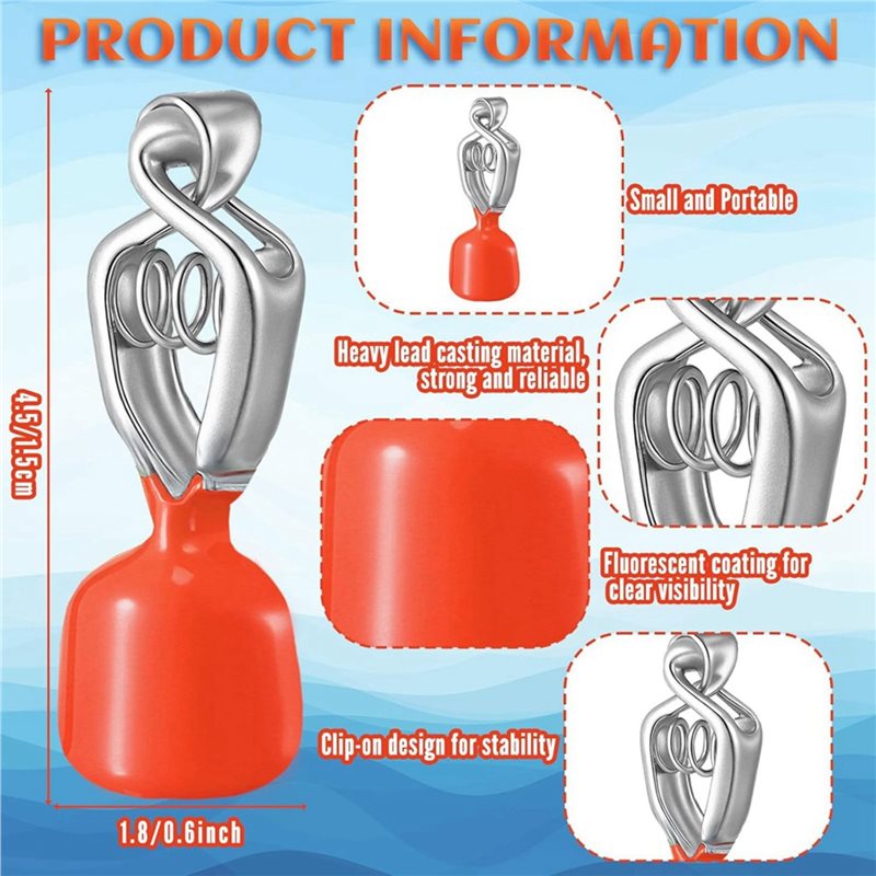 Clip-On Water Deep Gauge Instr - Fishing Depth Finder review and price