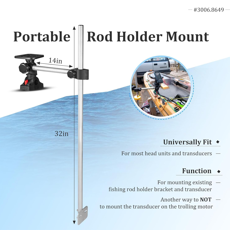 360° Rotation ,Marine Fish Fin - Fish Finder Mount review and price