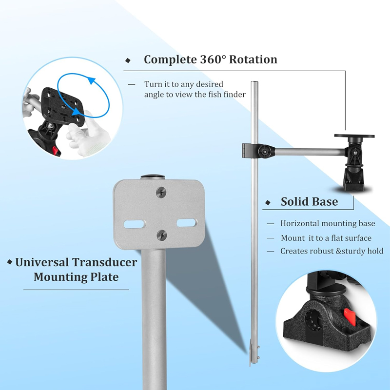 360° Rotation ,Marine Fish Fin - Fish Finder Mount review and price