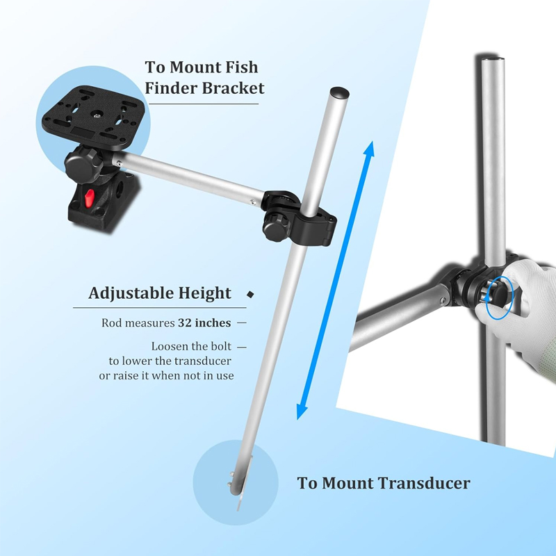 360° Rotation ,Marine Fish Fin - Fish Finder Mount review and price