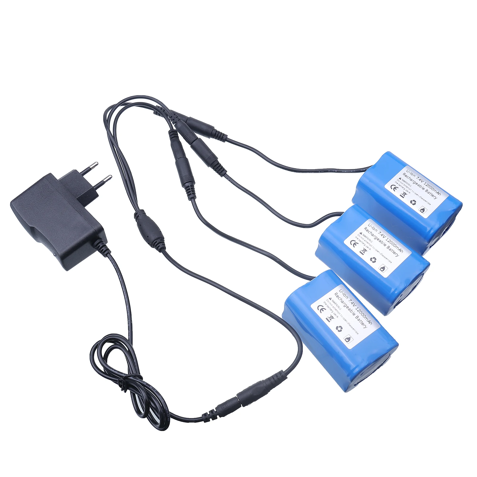 7.4V 12000mAh Battery with USB - Fish Finder Charger review and price