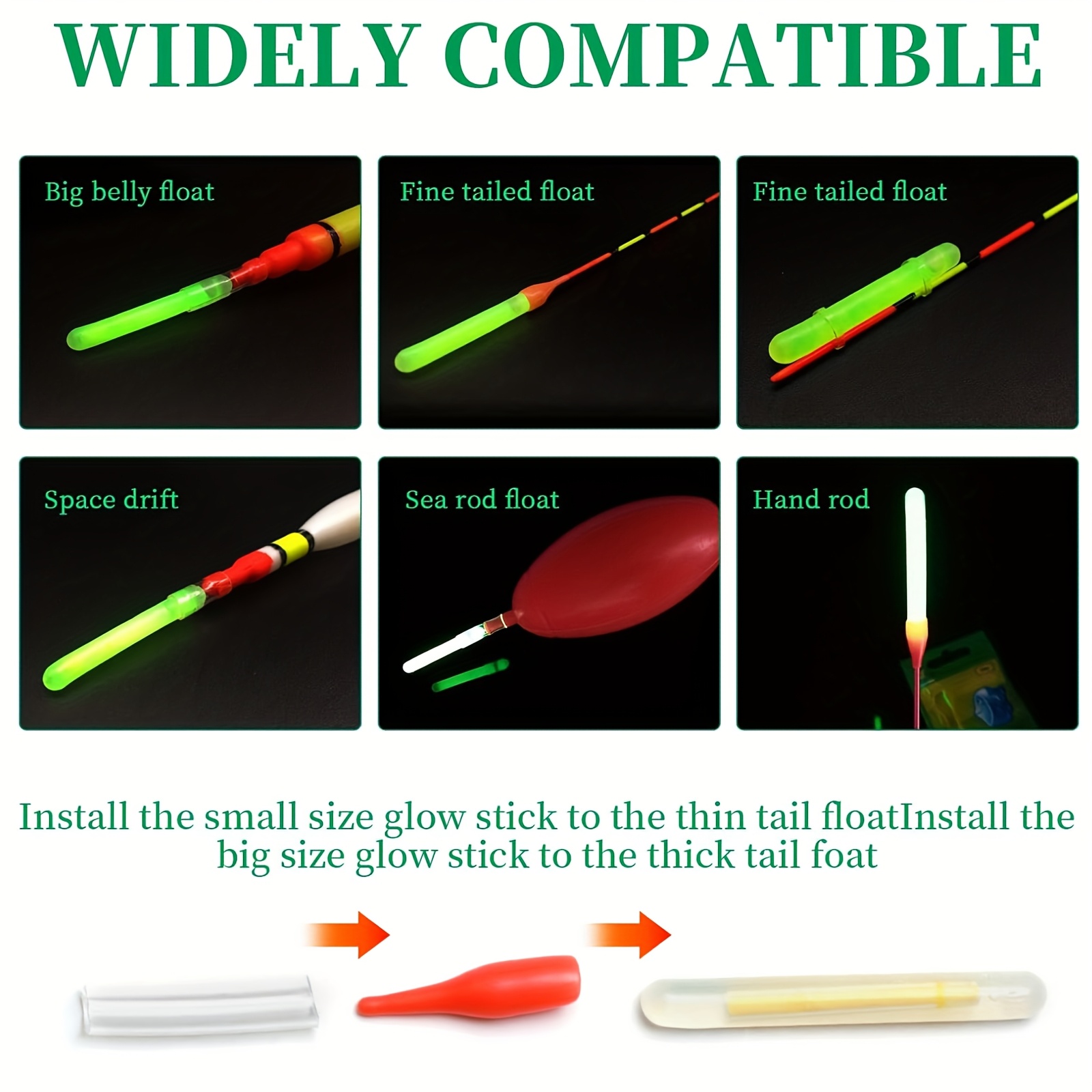 100PCS Fishing Glow Sticks Set - Bite Alarm review and price